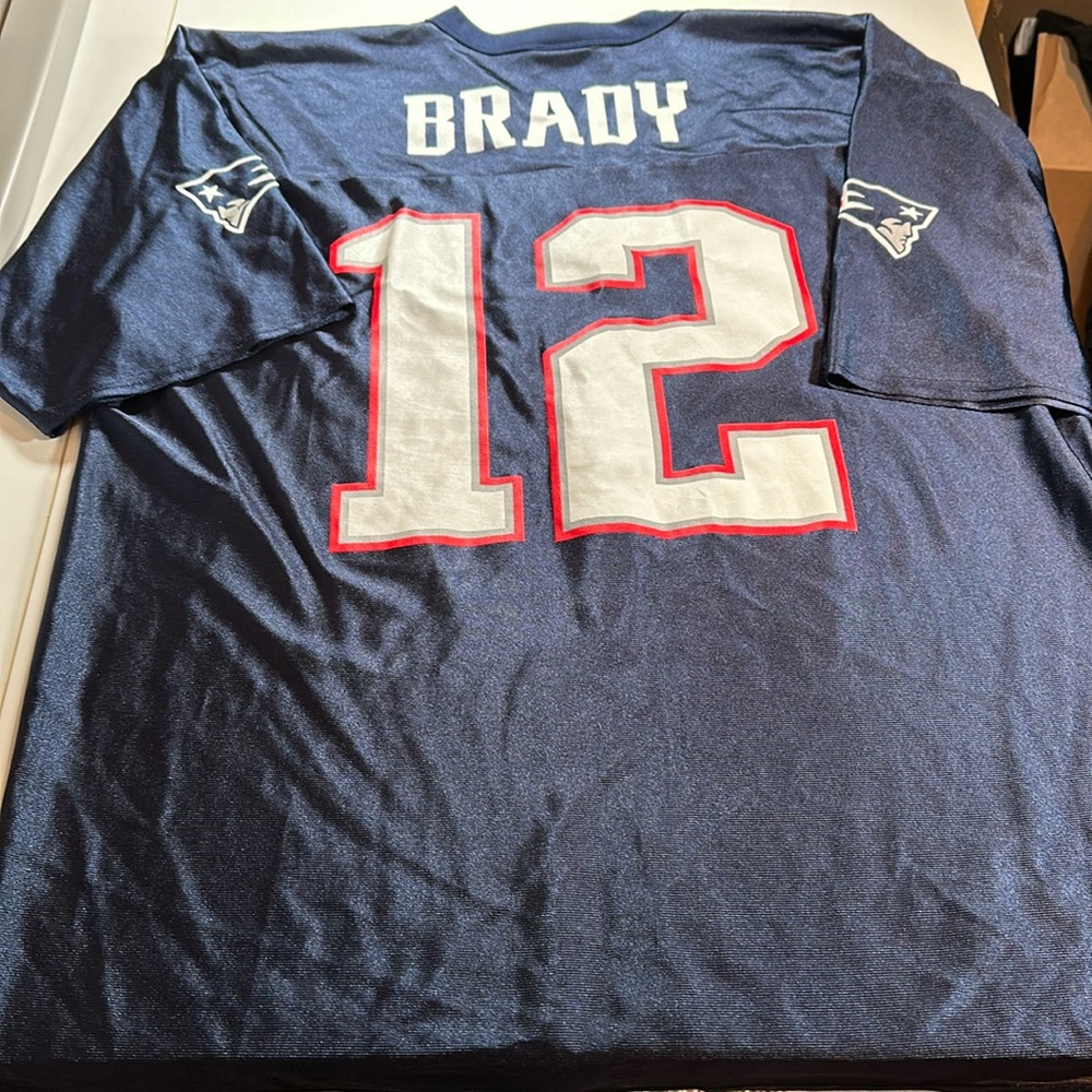 Men’s New England Patriots Tom Brady 2003 AFC Champions Jersey sz XL